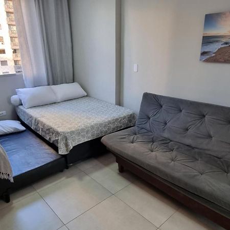 Apartamento Kit Praia Grande Na Guilhermina Frente Mar Leilighet Eksteriør bilde
