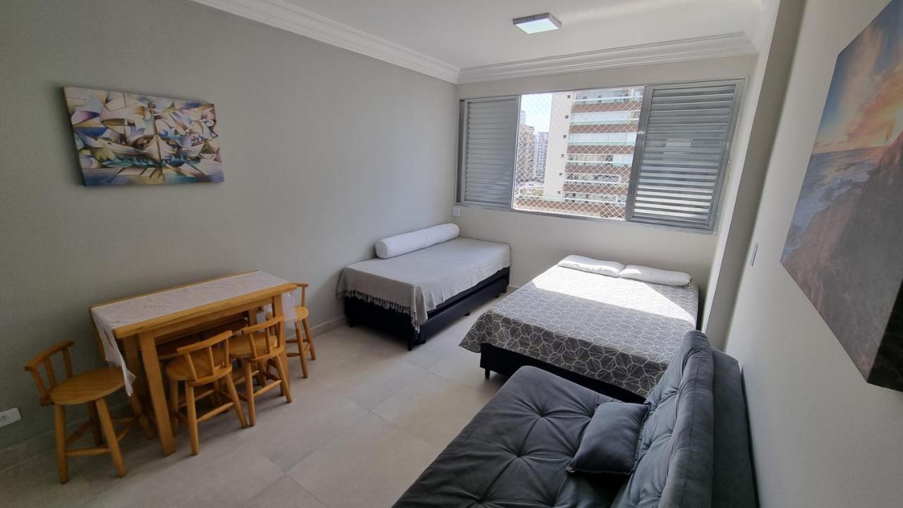 Apartamento Kit Praia Grande Na Guilhermina Frente Mar Leilighet Eksteriør bilde