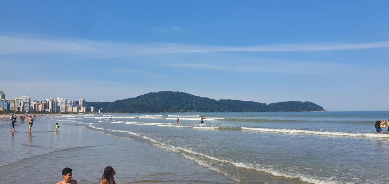 Apartamento Kit Praia Grande Na Guilhermina Frente Mar Leilighet Eksteriør bilde