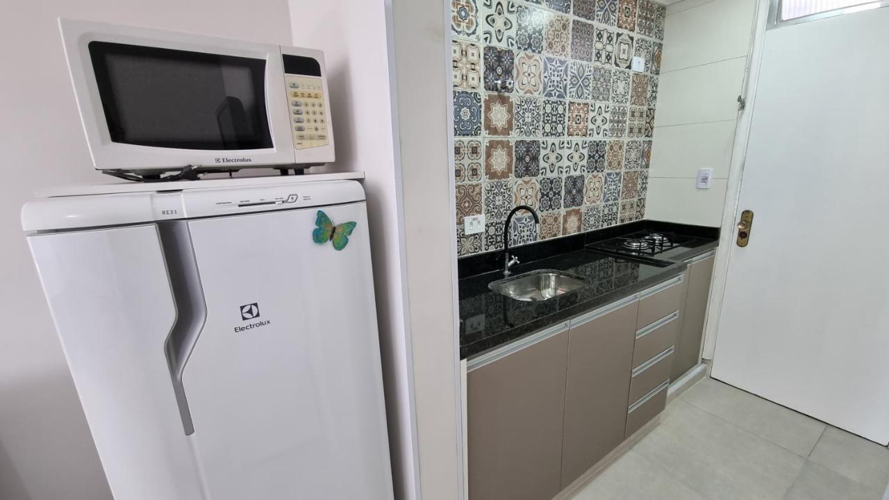 Apartamento Kit Praia Grande Na Guilhermina Frente Mar Leilighet Eksteriør bilde
