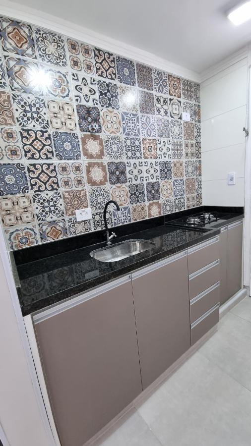 Apartamento Kit Praia Grande Na Guilhermina Frente Mar Leilighet Eksteriør bilde