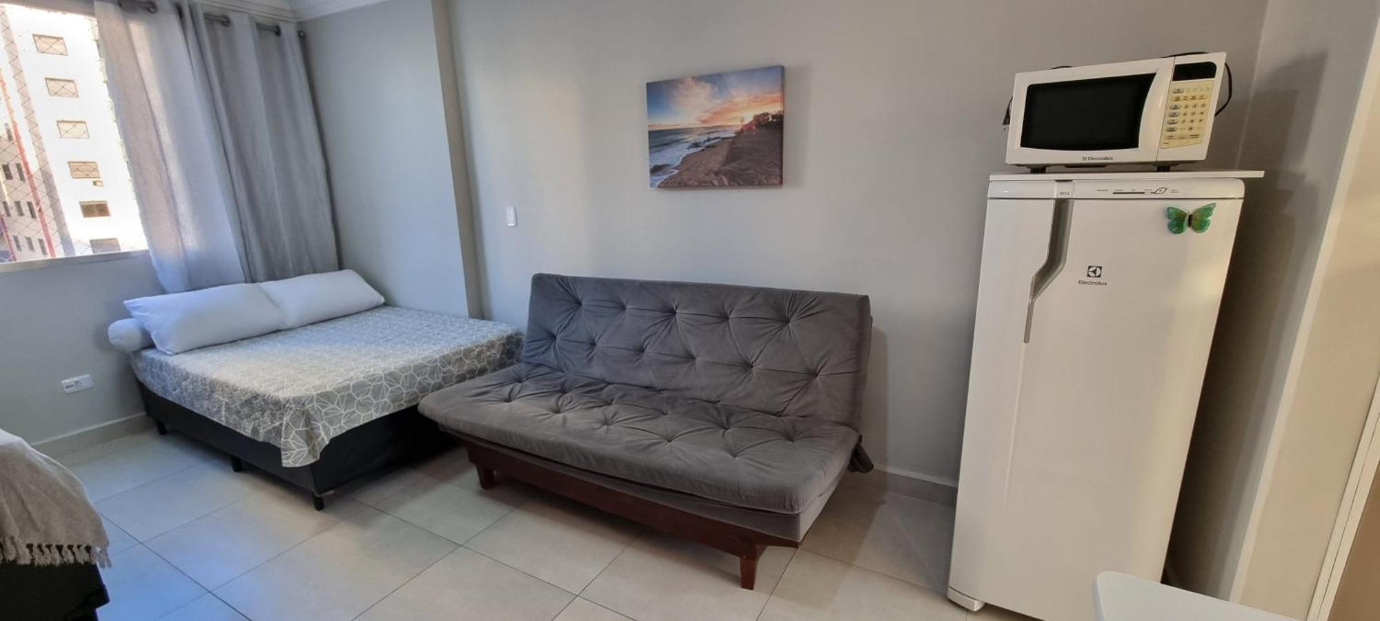 Apartamento Kit Praia Grande Na Guilhermina Frente Mar Leilighet Eksteriør bilde